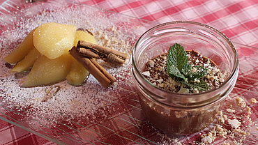 Mousse natalizia al cioccolato
