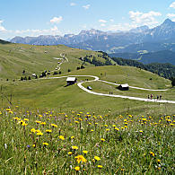 Ampi pascoli e catene montuose (© Cooperativa Turistica San Vigilio-San Martino)