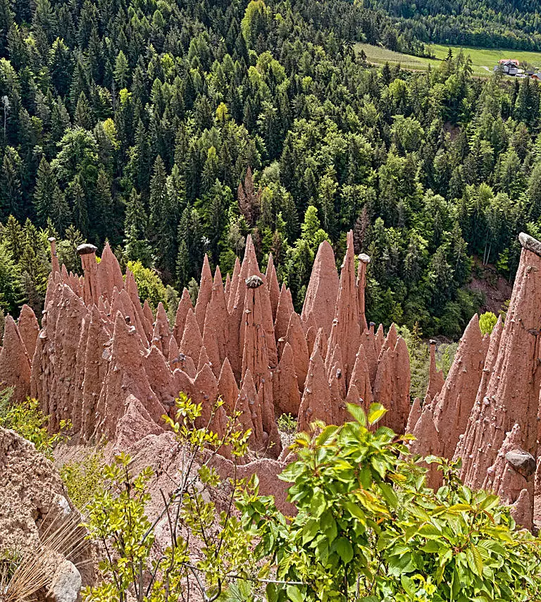Piramidi di terra del Renon - Alto Adige Piramidi di terra del Renon: torri d’argilla e pietra
