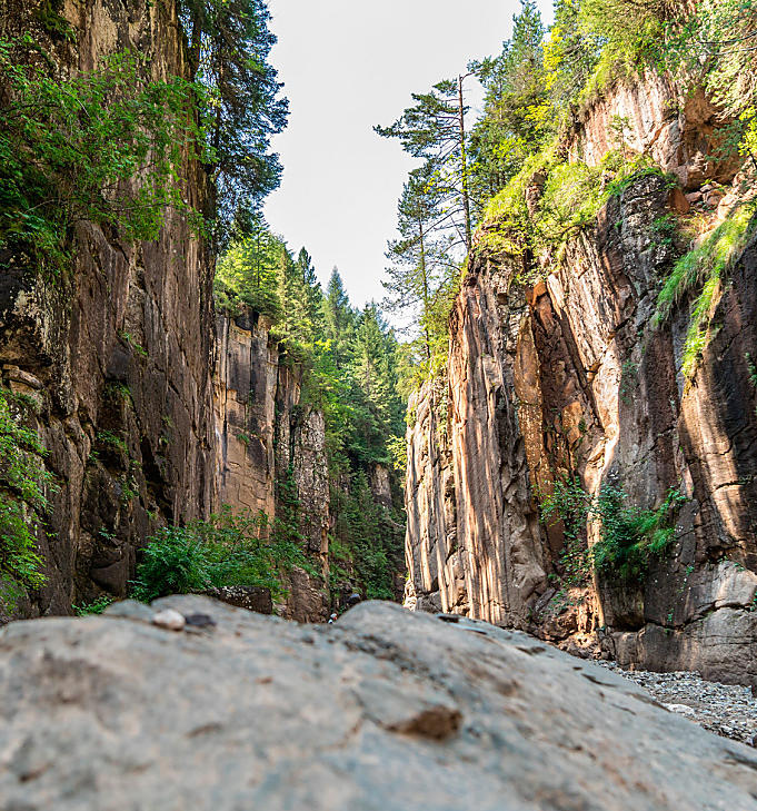 La gola del Rio delle Foglie: il piccolo Grand Canyon