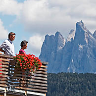 Le cime delle montagne a portata di mano