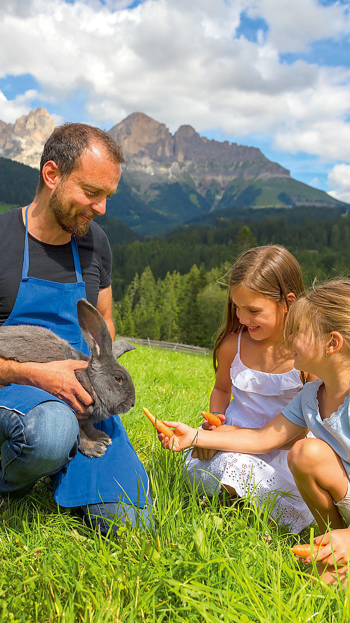 Vacanze in un maso per famiglie