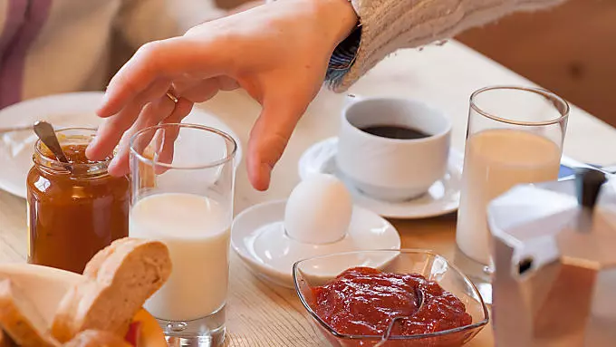 Una ricca colazione contadina
