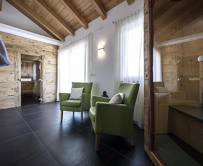 Sauna, sala relax, cabina a infrarossi