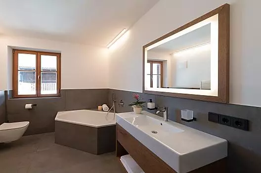 Il bagno dell'appartamento Zenzi