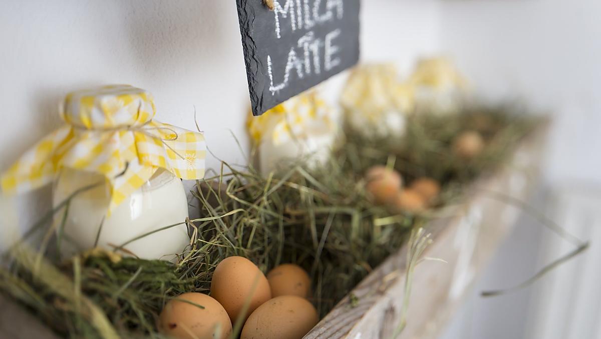 Milch und Eier