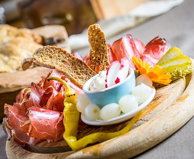 Il tagliere di Speck dello Zuner