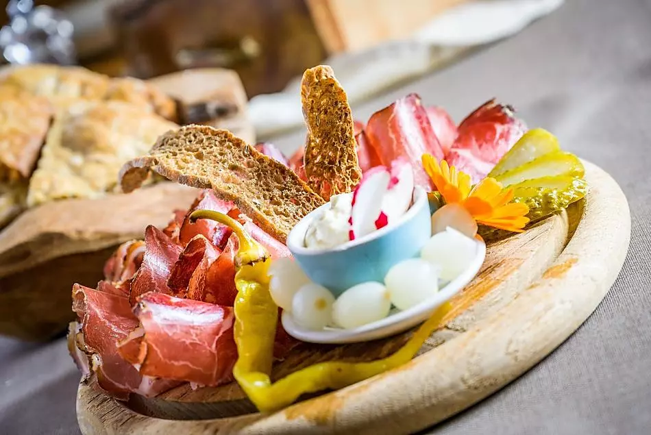 Il tagliere di Speck dello Zuner