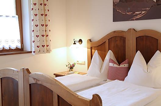 La camera da letto dell'appartamento Krokus
