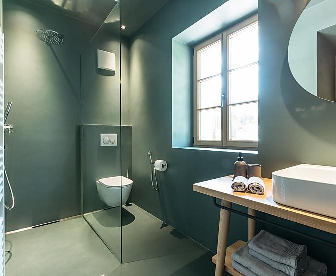 Il bagno dell'appartamento vacanze Linde