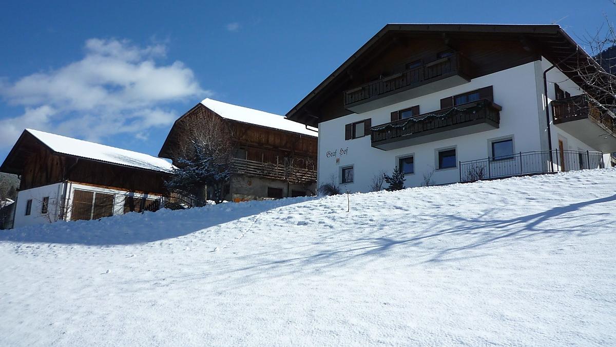 Il nostro maso con il cappotto invernale 