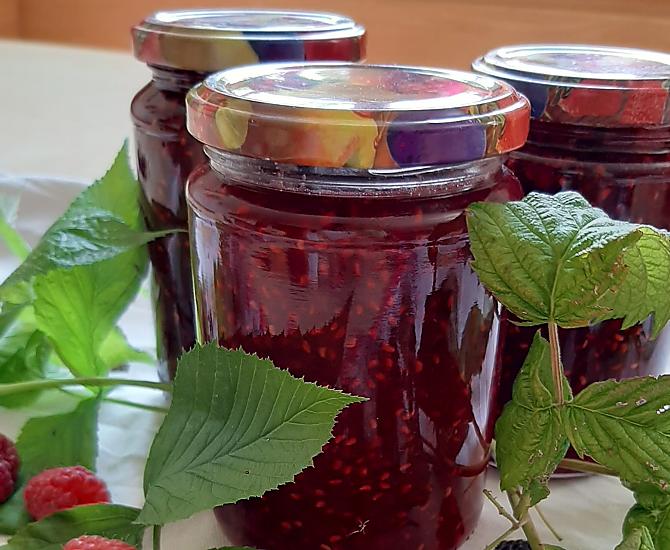 Marmellata di lamponi fatta in casa
