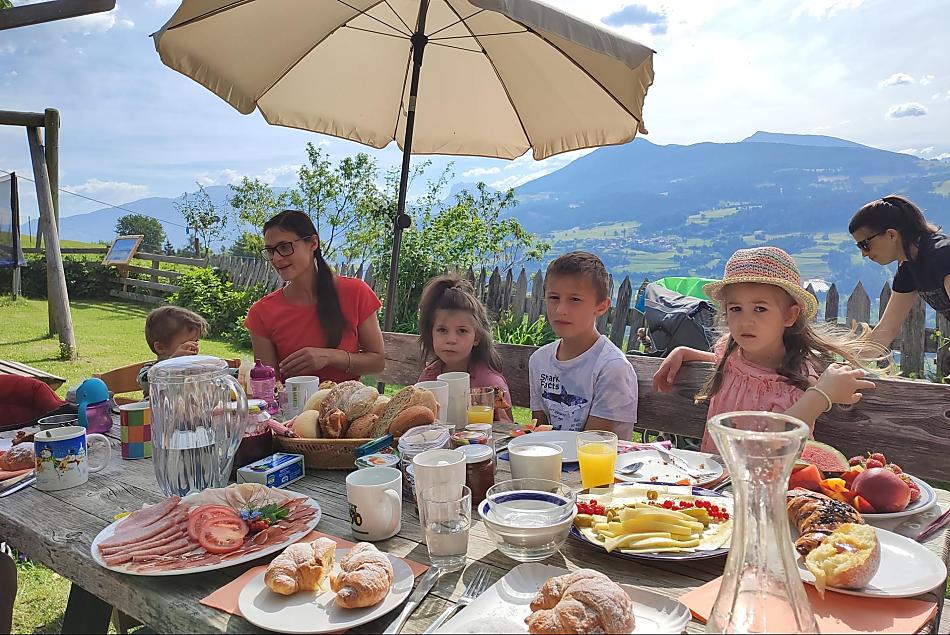 È inoltre possibile fare una piacevole colazione in giardino