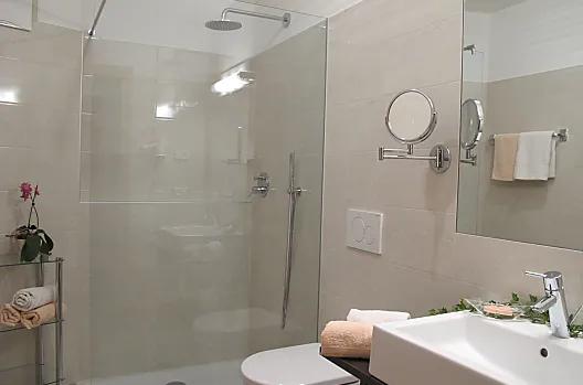 Il bagno dell’appartamento vacanze Hochwart