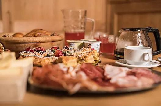 Colazione nel nostro accogliente salotto