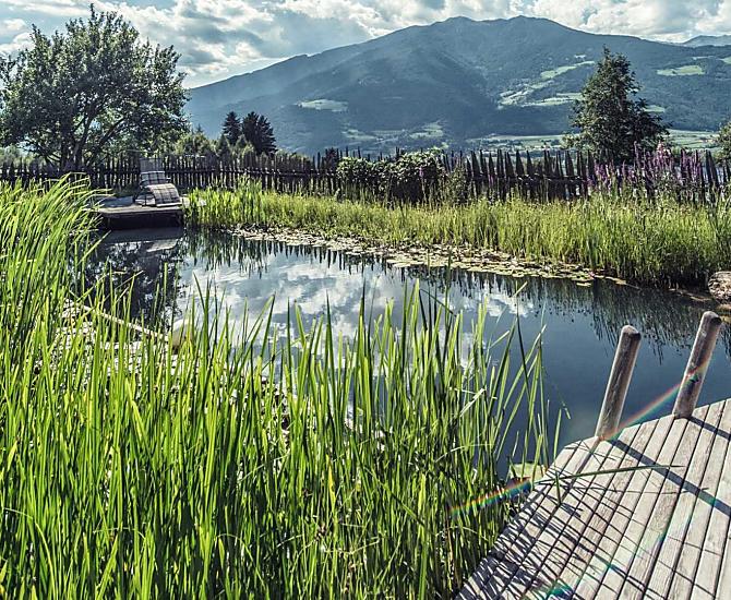 Il laghetto naturale in cui nuotare