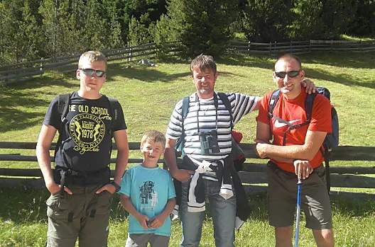 Escursione alla malga Zanser con i nostri cari ospiti
