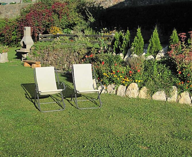 Il nostro prato per prendere il sole in autunno
