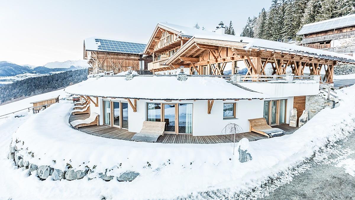 L'Ahner Berghof in inverno