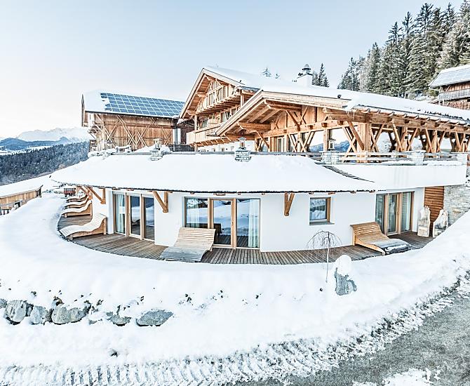 L'Ahner Berghof in inverno