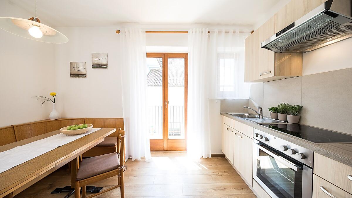 Cucina abitabile del Pink Lady