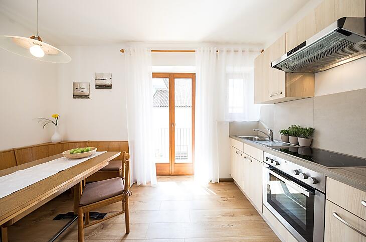 Cucina abitabile del Pink Lady