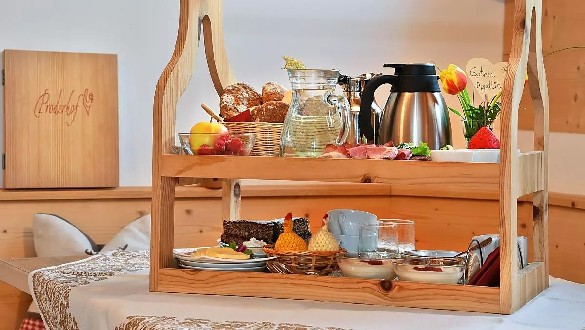 Cestino per la colazione al Proderhof