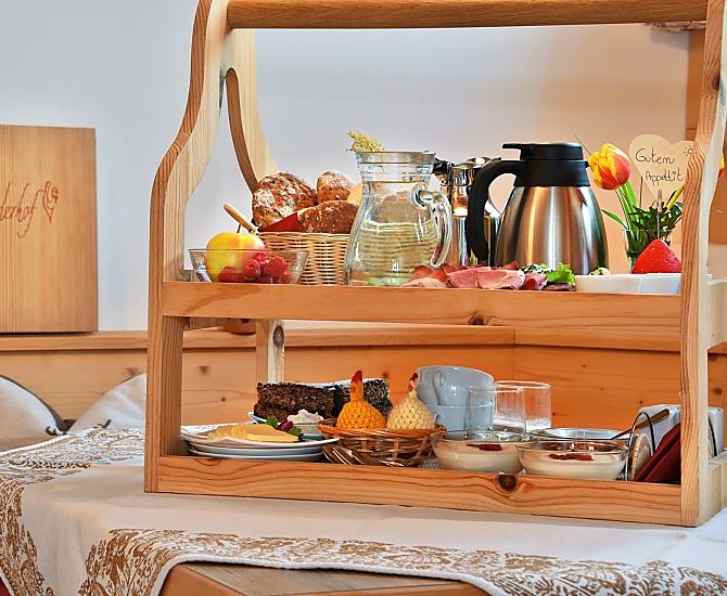 Cestino per la colazione al Proderhof