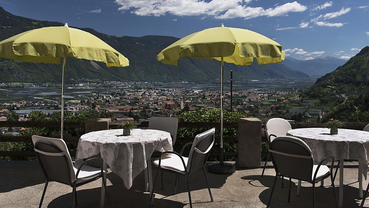Terrazza con vista panoramica