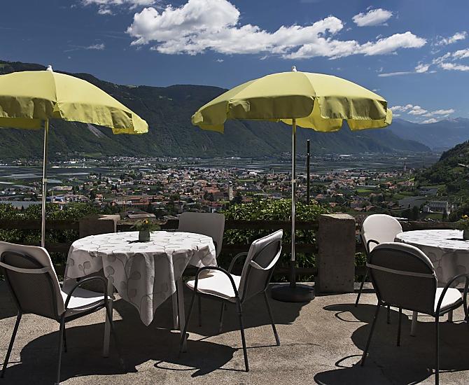 Terrazza con vista panoramica