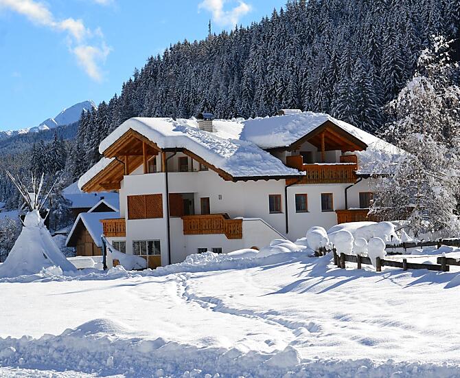 Il nostro maso in inverno
