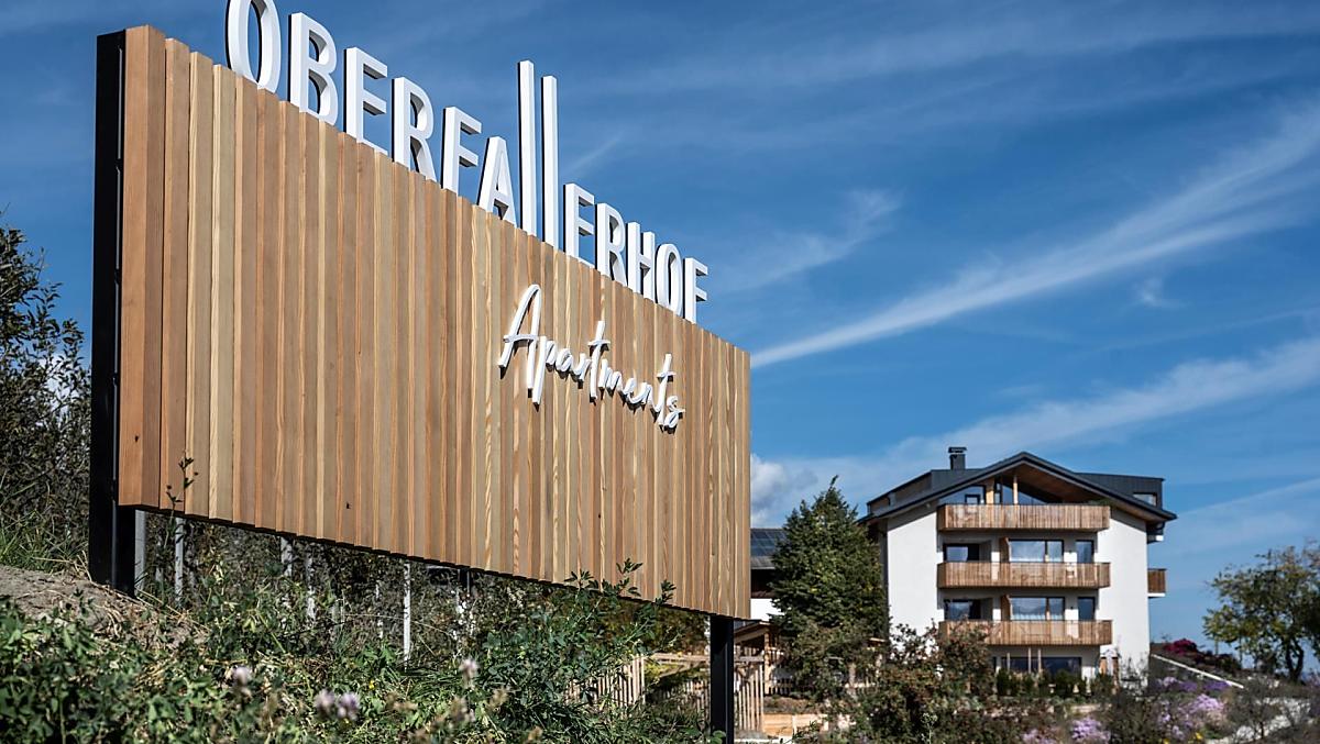 L'ingresso dell'Oberfallerhof