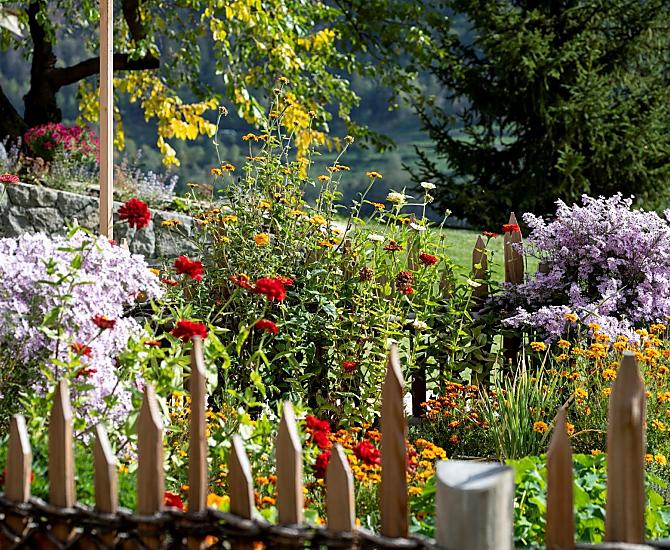 Il giardino del maso in ottobre