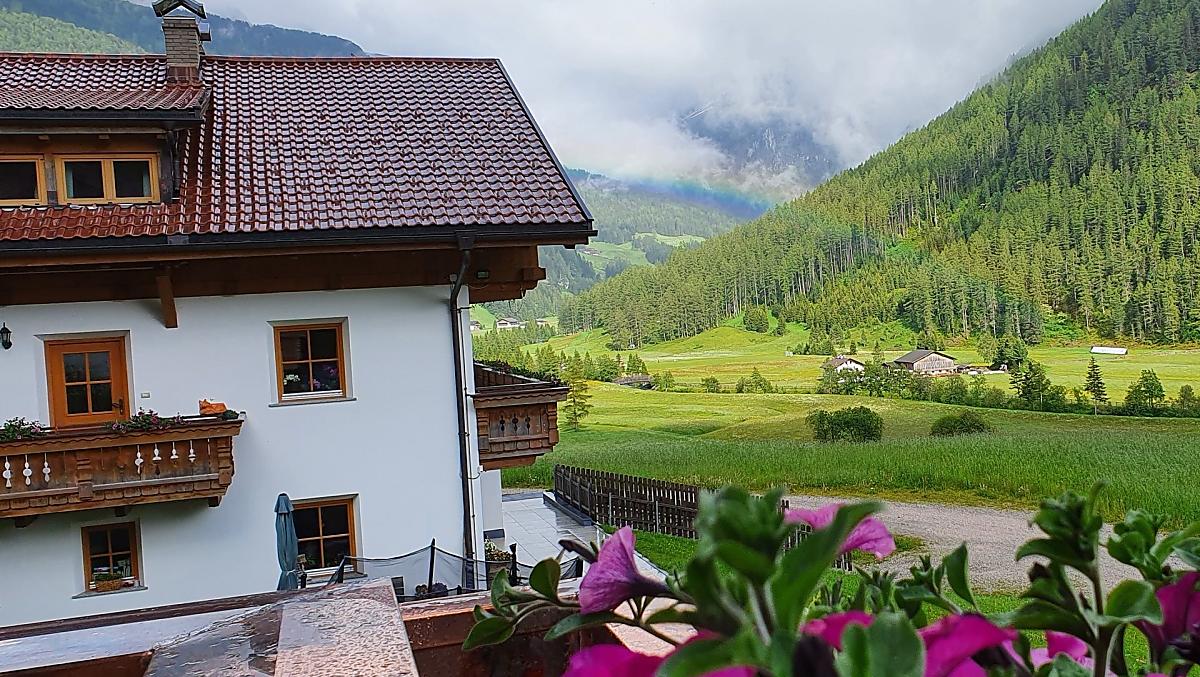 Vista dal balcone