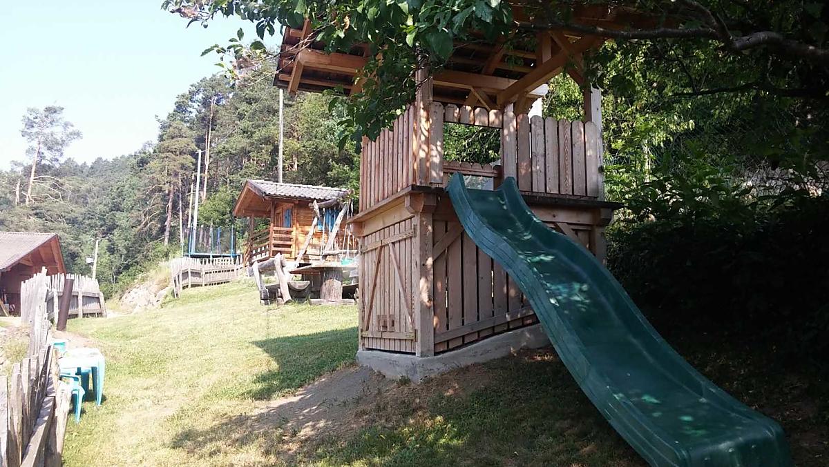 Il parco giochi per i piccoli ospiti