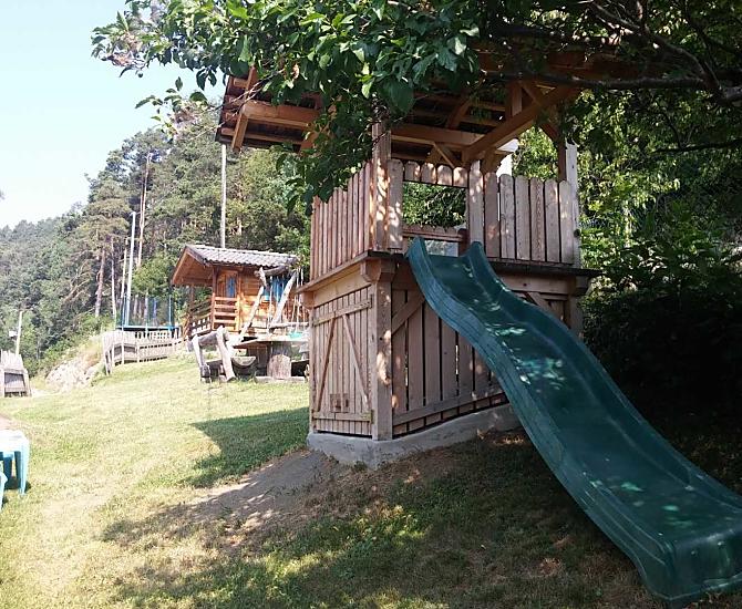 Il parco giochi per i piccoli ospiti
