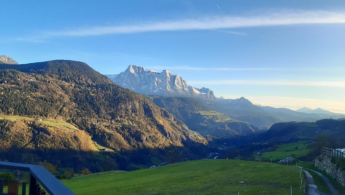 Vista limpida in una bella giornata autunnale