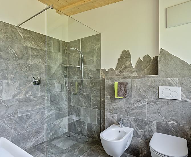 Bagni degli appartamenti Langkofel e Plattkofel