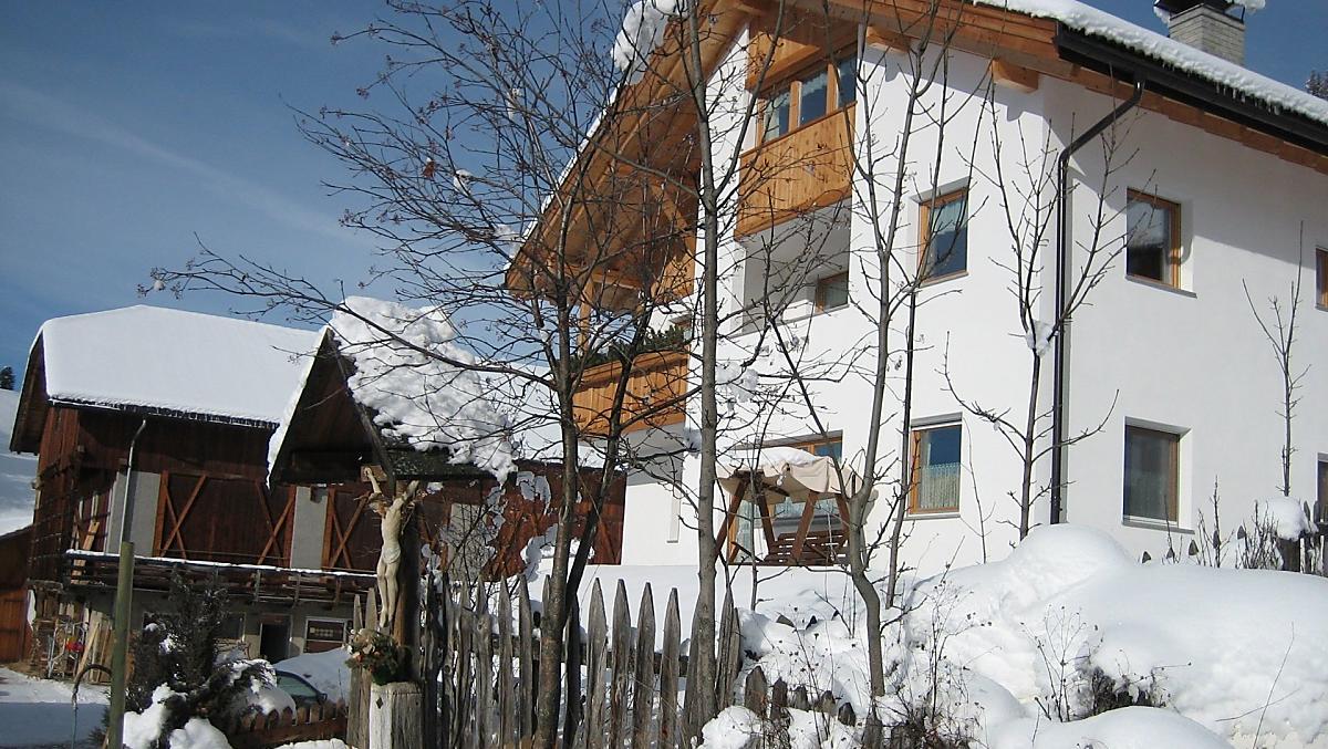 La natura riposa sotto la neve.