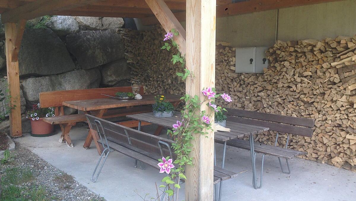 Angolo accogliente con area barbecue