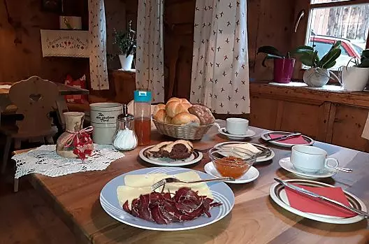 Colazione con prodotti dal maso