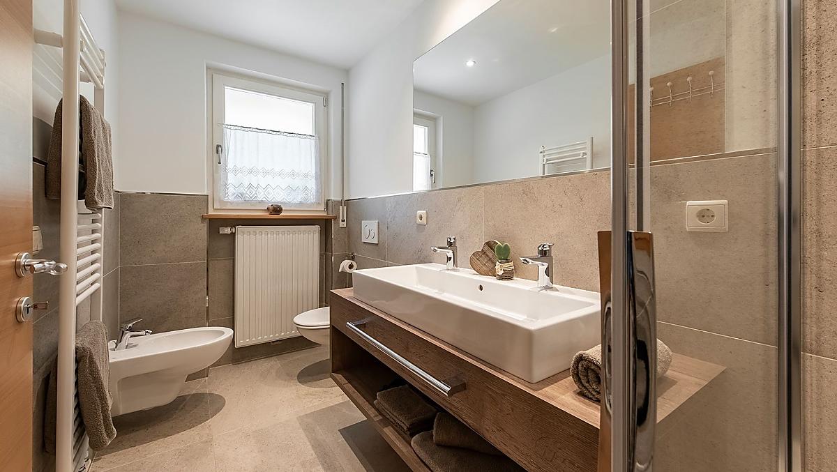 Bagno dell'appartamento Eisackblick