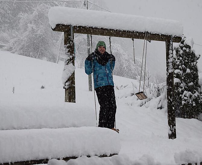 Divertimento sulla neve al maso Marschalkhof