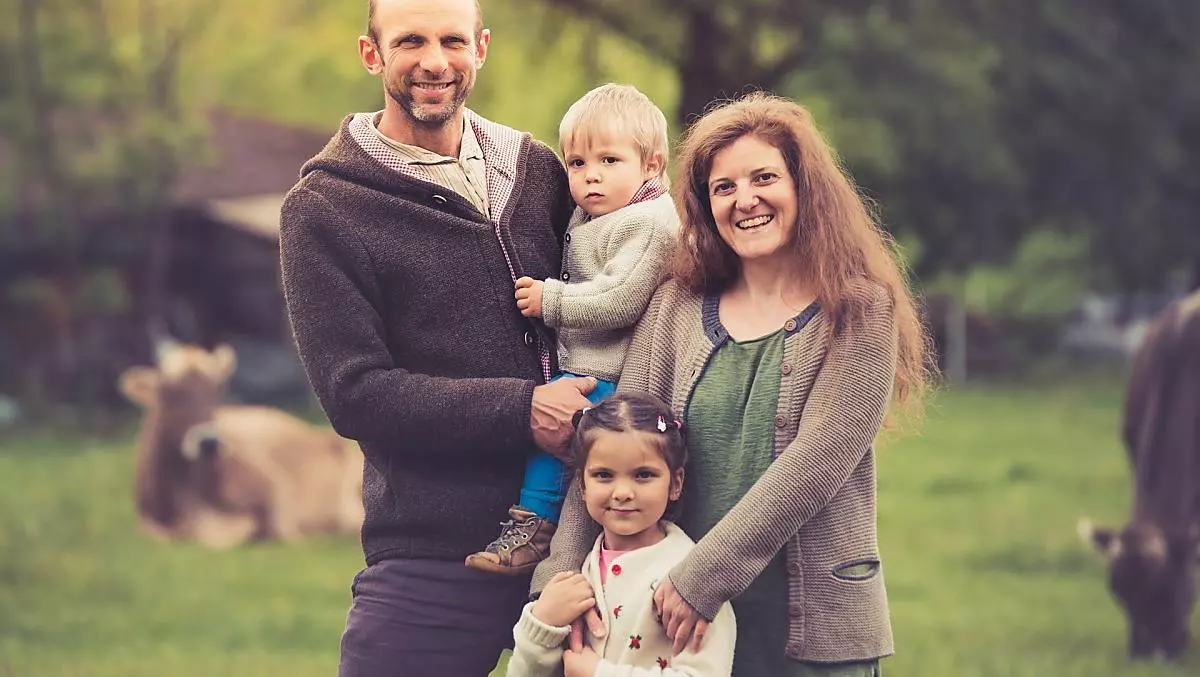 Günther, Karin, Ida e Karl