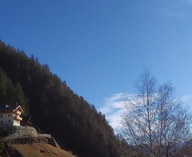 La neve lascia il posto alla primavera.