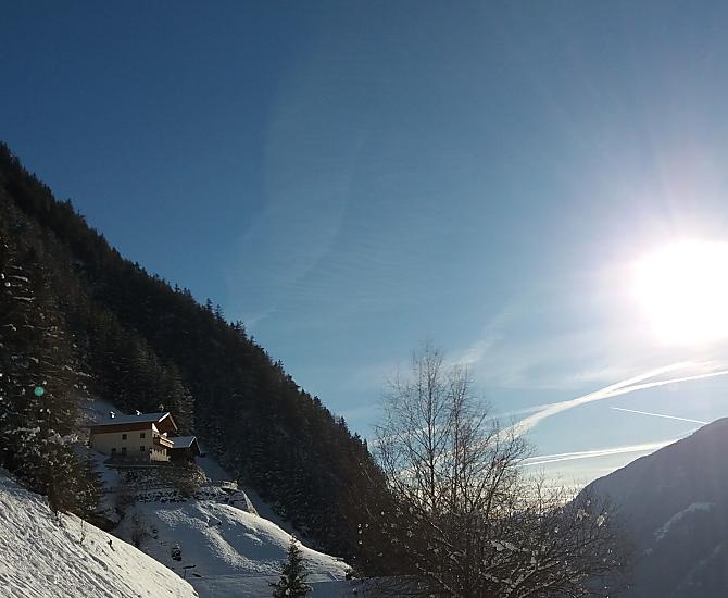 La magia dell'inverno nel nostro maso.