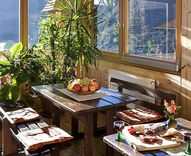 Terrazza, salone e sala colazione