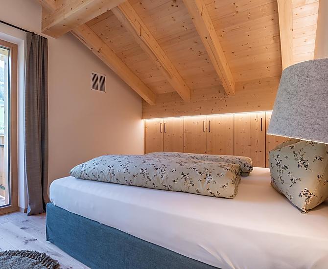 Appartamento Furca, la camera da letto