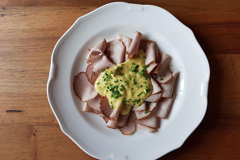 Arrosto freddo di maiale nostrano con salsa casalinga