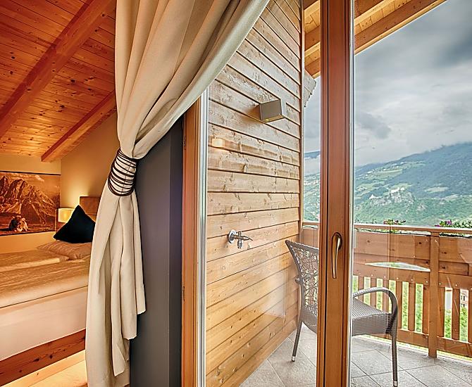 Balkon der Dachwohnung